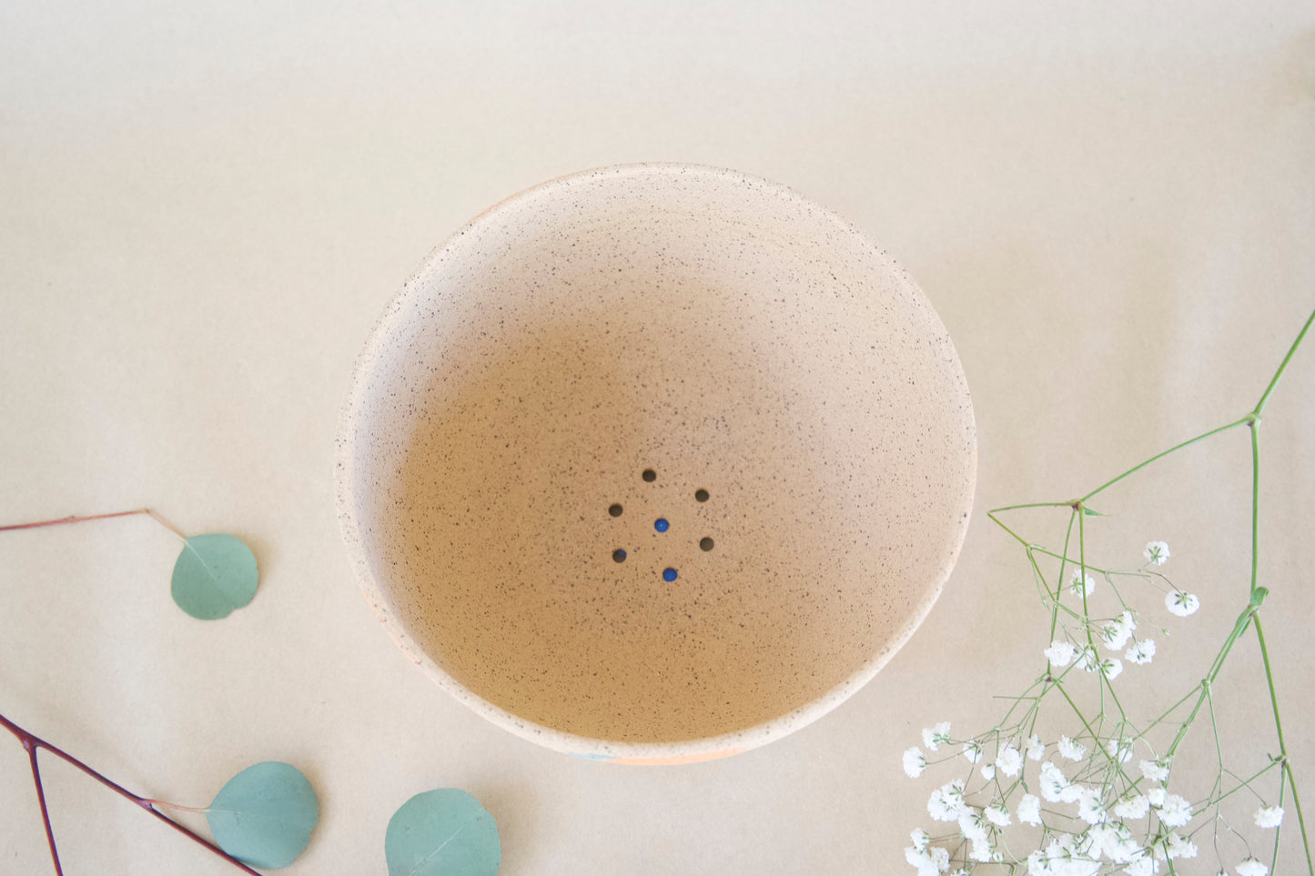 Speckled Orange Planter