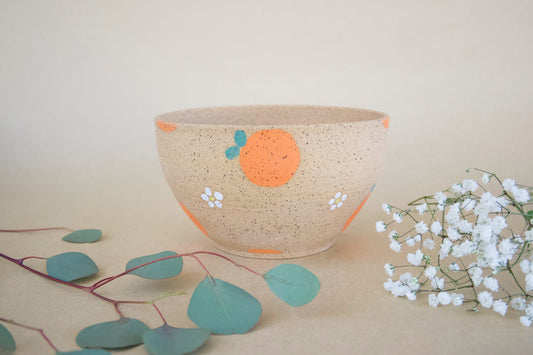 Speckled Orange Planter
