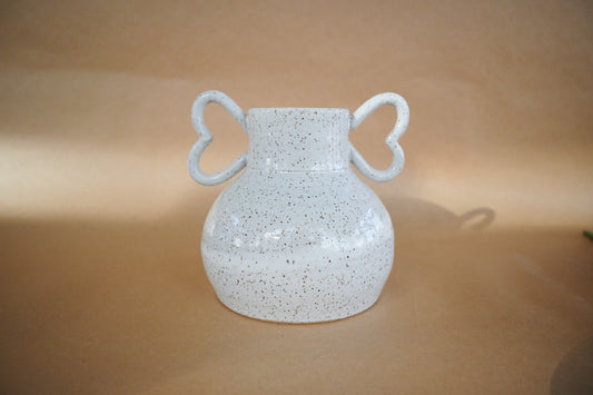 Heart Handle Vase